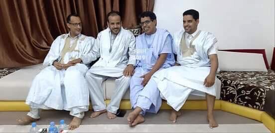 مرشح الشباب لرئاسات 2019 ولد الوافي يزور الصحفي ولد&nbsp;(…)