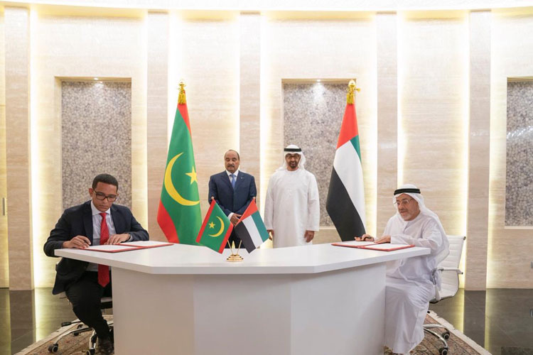 بقيمة 25 مليون دولار: محمد بن زايد ومحمد ولد عبدالعزيز (…)