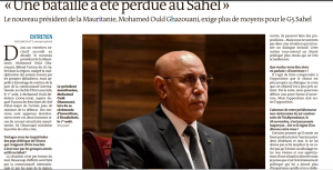 قراءة في مقابلة الرئيس محمد ولد الشيخ الغزواني