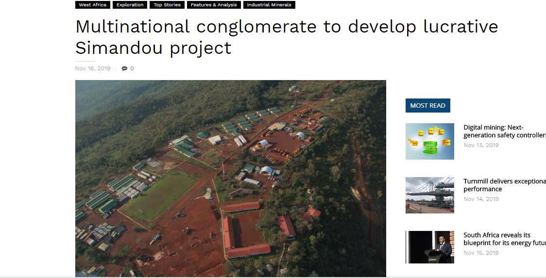 منافس جديد لخام الحديد الموريتناني في المنطقة