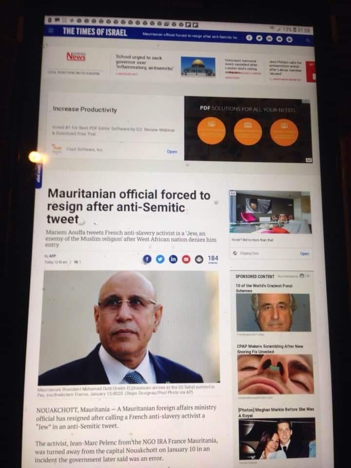 ثي تايمز: بنت أوفى سحبت تغريدتها وأرغمت على الاستقالة