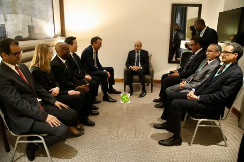 ولد الغزواني يلتقي لرئيس المدير العام لمجموعة ابريتيش&nbsp;(…)