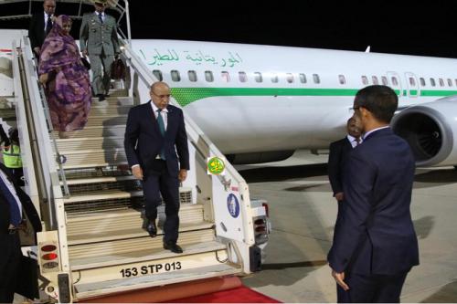 بعد عشرة ايام في اوروبا: ولد الغزواني يعود لموريتانيا