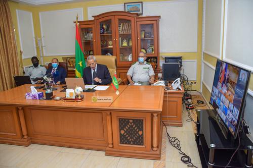 اجتماع لوزراء الدفاع فى الدول الخمس عبر تقنية الفيديو