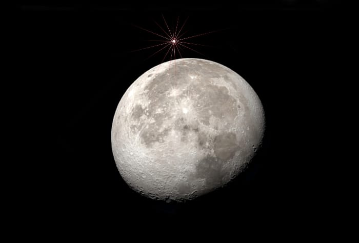 في دول من بينها موريتانيا: القمر يحجب المريخ فى ظاهرة (…)