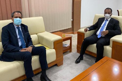 تفاصيل لقاء رئيس الاتحاد الوطني لأرباب العمل الموريتانيين مع