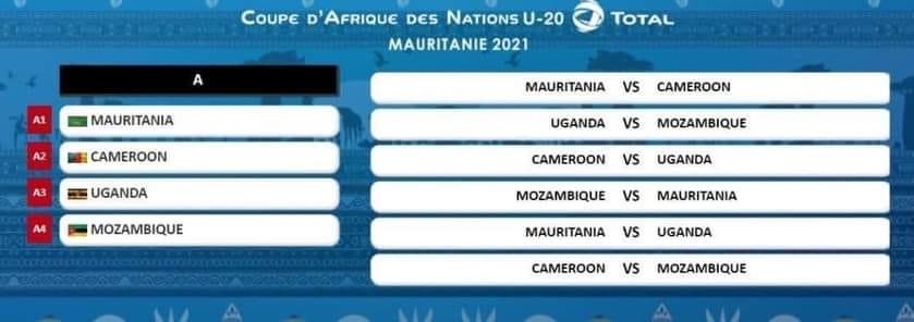 قرعة  كأس أمم افريقيا للشباب تضع موريتانيا في مجموعة صعبة