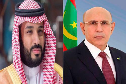 ولد الغزواني يرحب بمبادرة ابن سلمان 