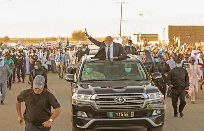 هؤلاء هم الذين رافقوا ولد الغزواني اليوم في زيارته لتمبدغه