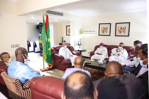 ولد الغزواني يلتقي الجالية الموريتانية في الكونغو