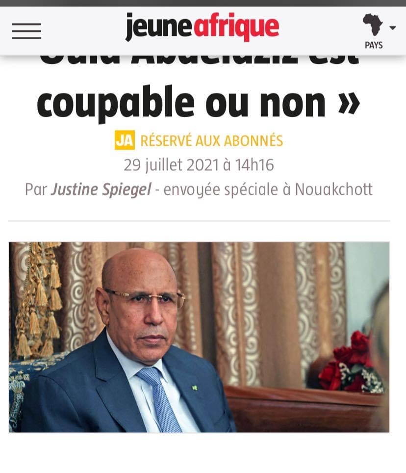 قراءة في مقابلة غزواني