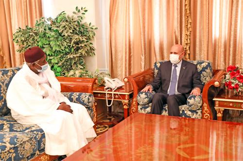 ولد الغزواني يستقبل ابراهيما صار