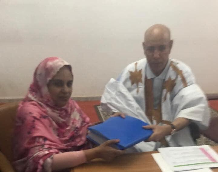 ولد الغزواني أول المودعين لملف ترشحه لدى المجلس الدستوري