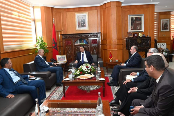 وفد قضائي موريتاني يلتقي بوزير العدل المغربي