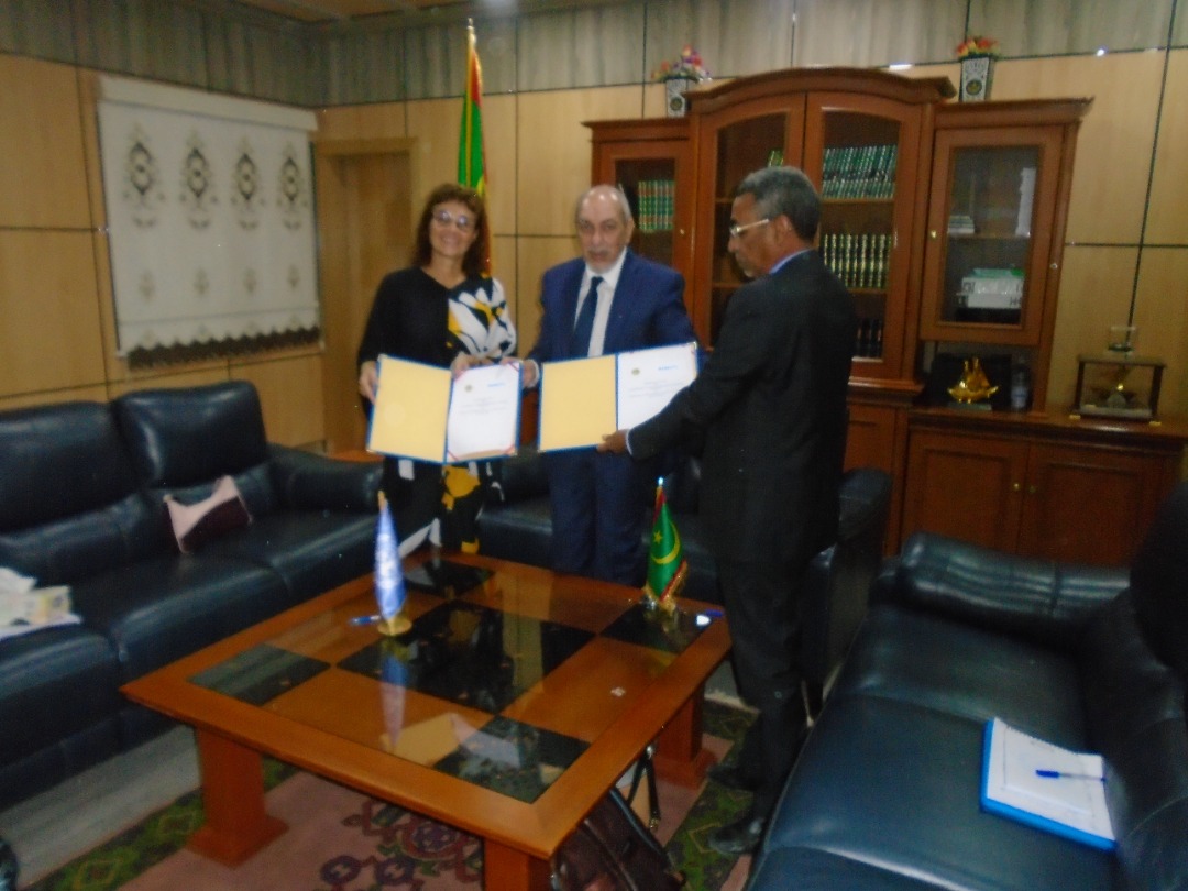 وزارة العدل الموريتانية توقع اتفاقية مع مكتب الأمم&nbsp;(…)