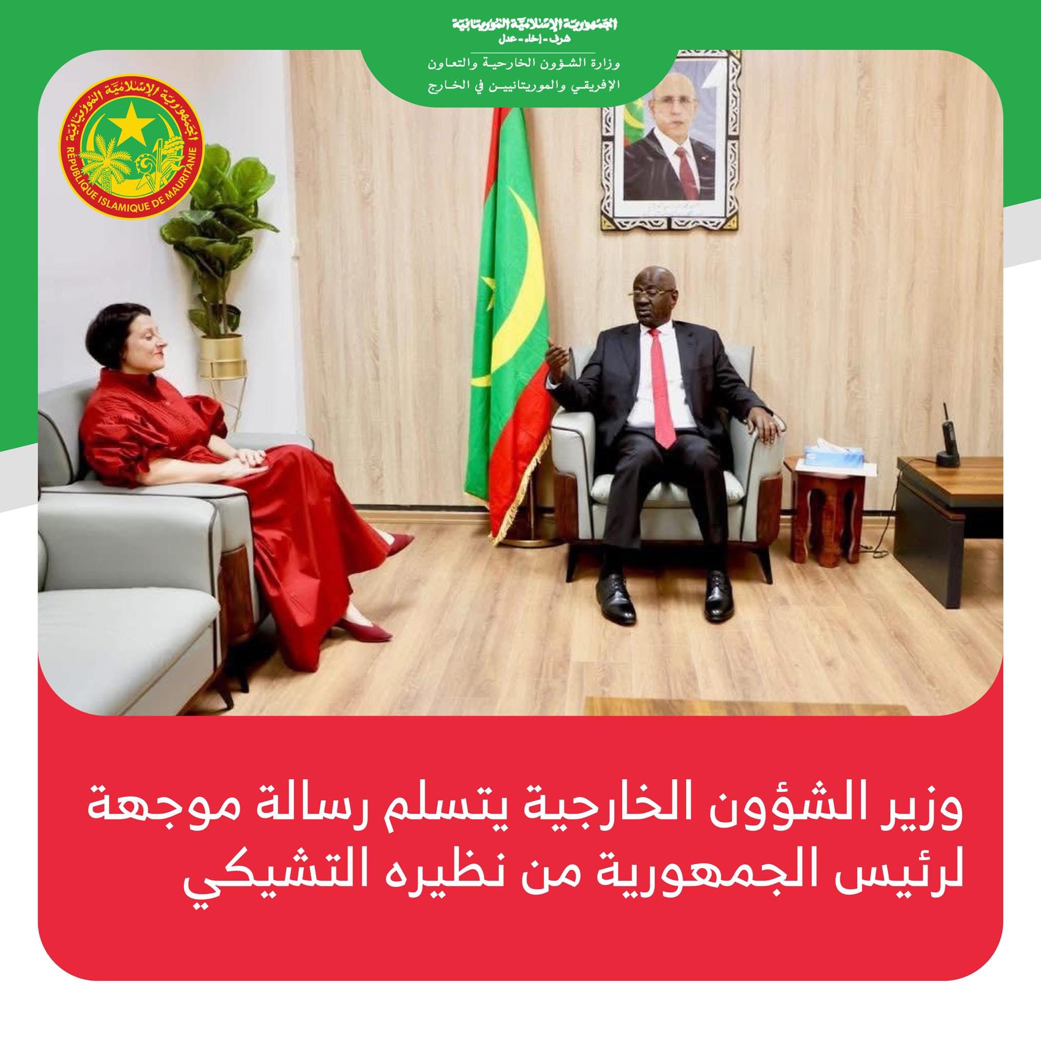 رئيس التشيك يدعو الرئيس ولد الغزواني لزيارة التشيك