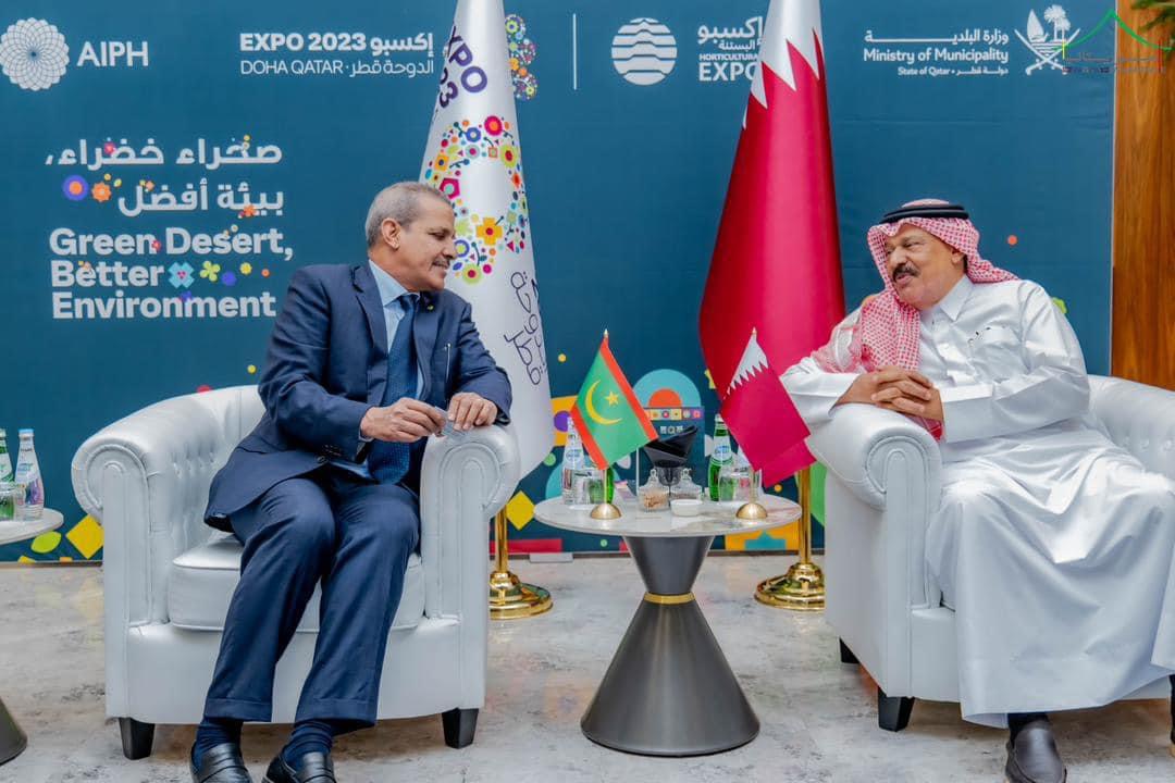 ولد بناهي يفتتح الجناح الموريتاني من 