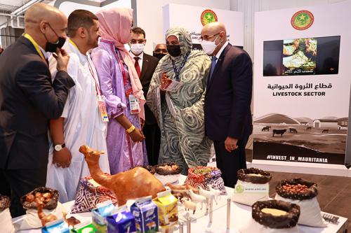 ولد الغزواني يزور الجناح الموريتاني في إكسبو 2020 دبي