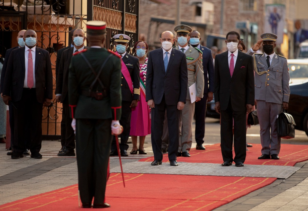 الرئيس ولد الغزواني يلتقي رئيس غينيا الاستوائية