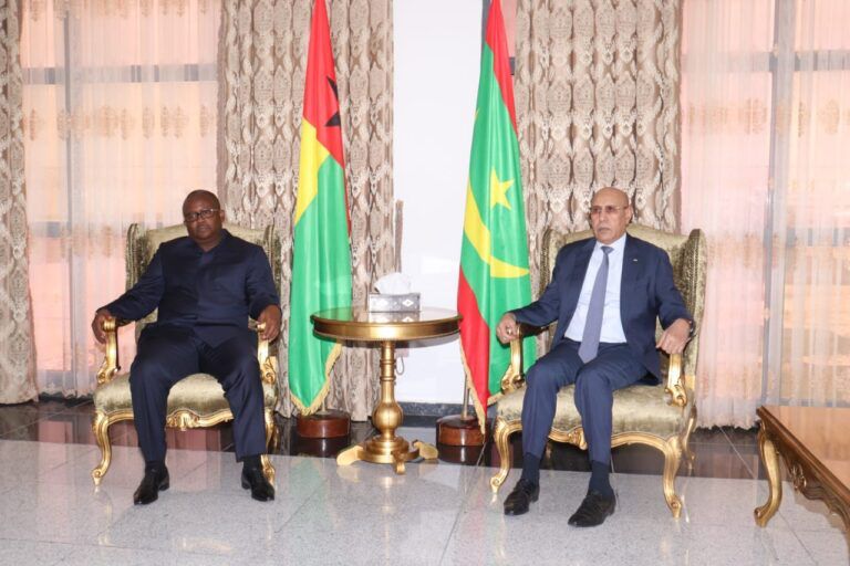 الرئيس غزواني يستقبل رئيس غينيا بيساو الرئيس الدوري (...)